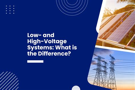 separation between high and low voltage